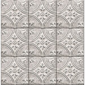 0038443 cornelius white tin ceiling tile wallpaper