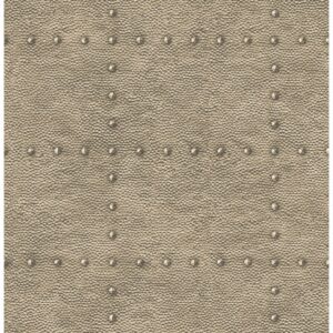 0038456 goldberg brown hammered metal wallpaper