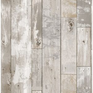 0038486 samuel light grey distressed wood wallpaper