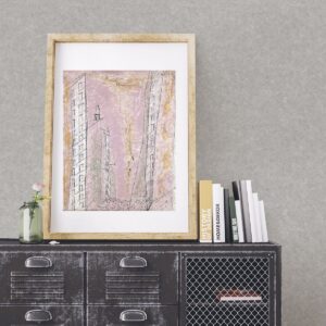 Duchamp Silver Metallic Texture Wallpaper