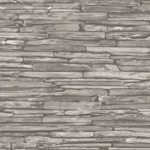 0038516 mcguire taupe stacked slate wallpaper