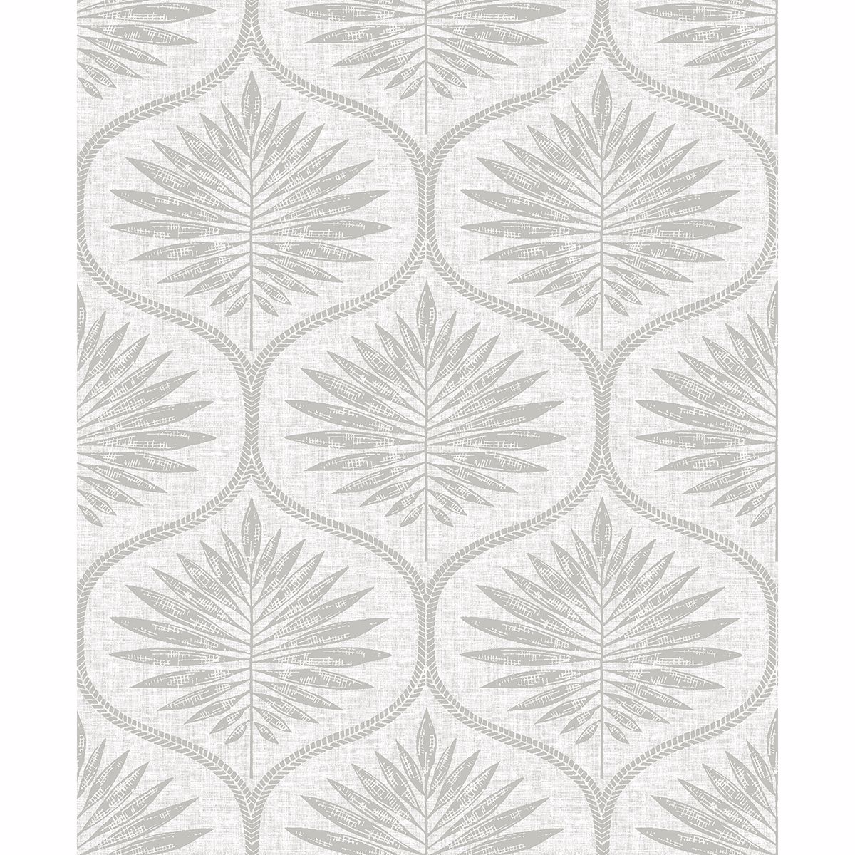 0041724 laurel light grey ogee wallpaper