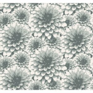 0041820 umbra teal floral wallpaper