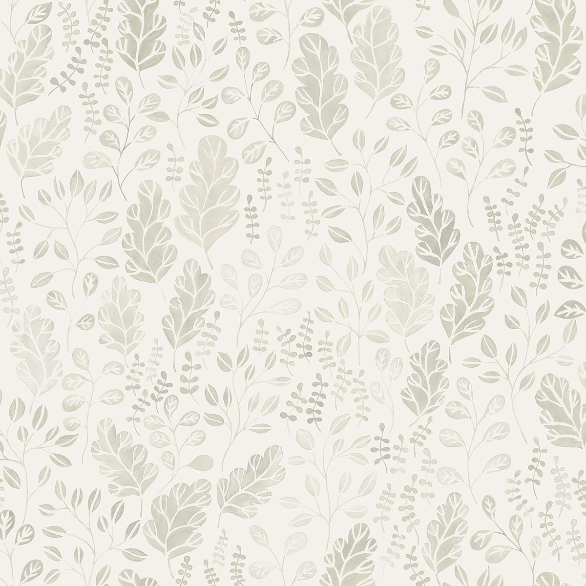 0041899 isha beige leaf wallpaper