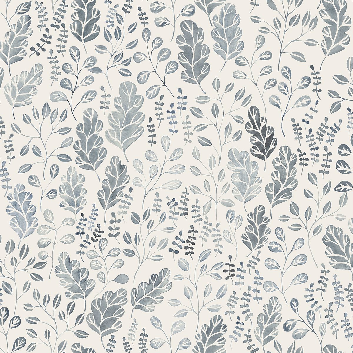 0041901 isha blue leaf wallpaper