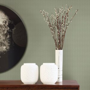 Starwart Sage Miniature Floral Wallpaper