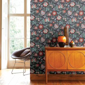 Athena Multicolor Floral Wallpaper