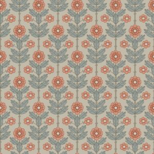 0041924 aya beige floral wallpaper