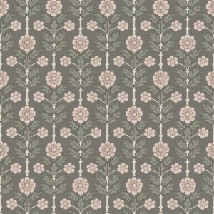 0041928 aya grey floral wallpaper