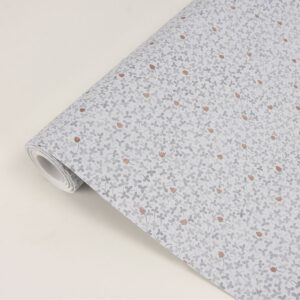 Lark Light Blue Botanical Wallpaper