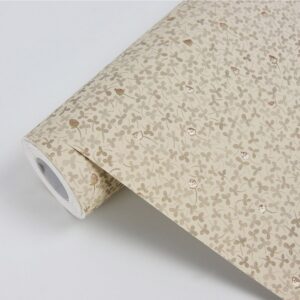 Lark Beige Botanical Wallpaper
