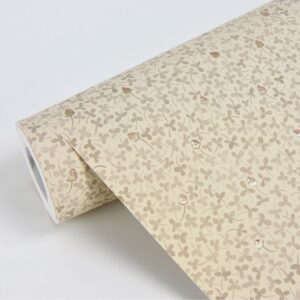 Lark Beige Botanical Wallpaper