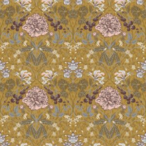0041953 celestine mustard floral wallpaper