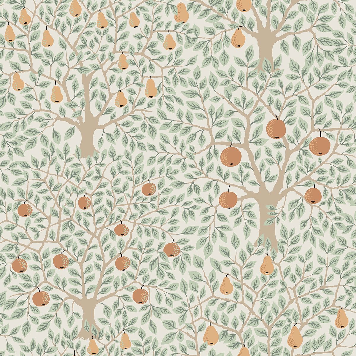 0041985 pomona multicolor fruit tree wallpaper