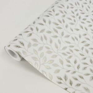 Posey White Vines Wallpaper