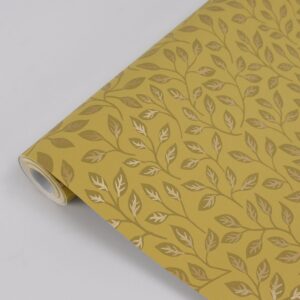 Posey Mustard Vines Wallpaper
