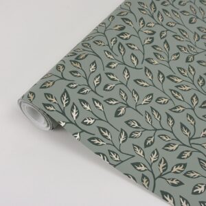 Posey Green Vines Wallpaper