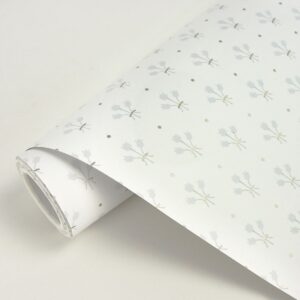 Lili White Miniature Floral Wallpaper