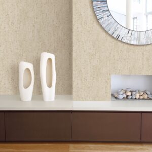 Malawi Beige Leather Texture Wallpaper