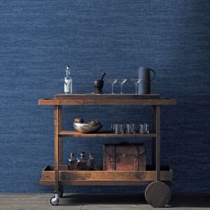 Vivanta Navy Texture Wallpaper
