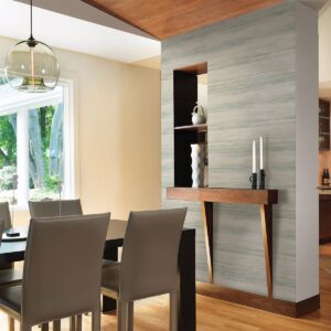 Sandhurst Seafoam Abstract Stripe Wallpaper