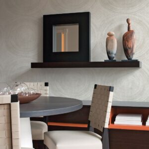 Lalit Off-White Medallion Wallpaper