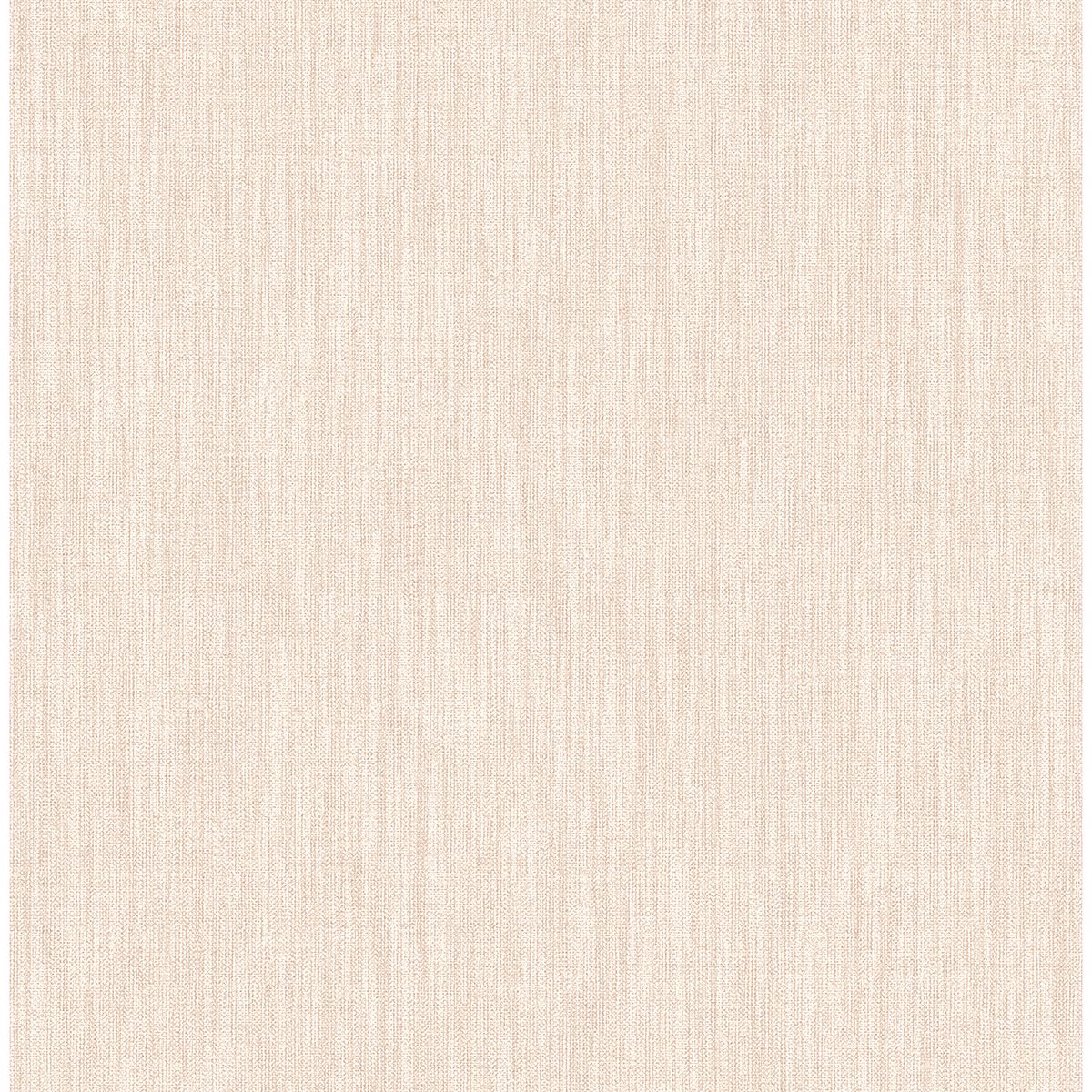 Chenille Blush Faux Linen Wallpaper