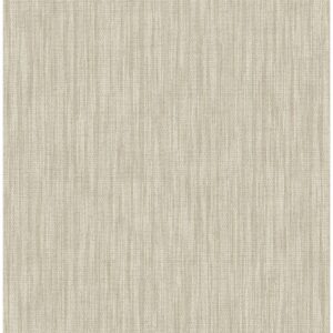 0043845 chenille light brown faux linen wallpaper