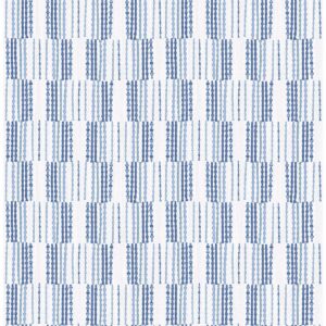 0043859 burgen blue geometric linen wallpaper