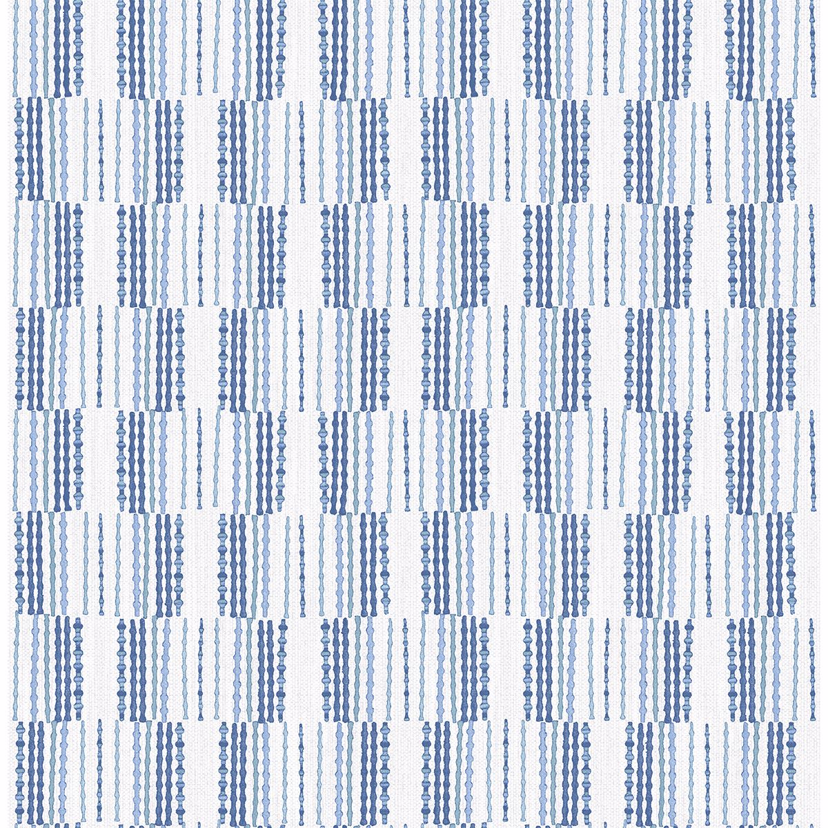 0043859 burgen blue geometric linen wallpaper