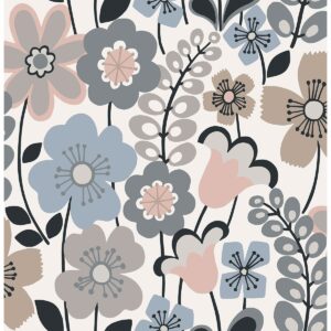 0043903 piper light blue floral wallpaper
