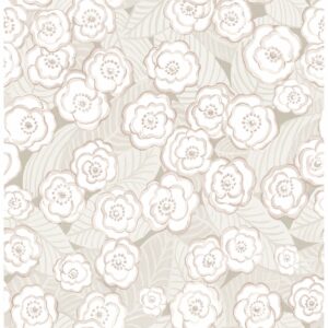 0043913 emery mauve floral wallpaper