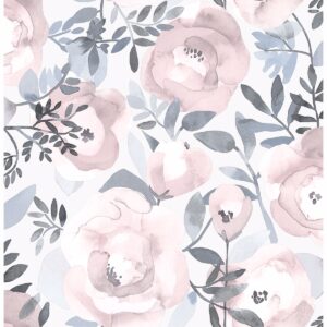 0043927 orla purple floral wallpaper