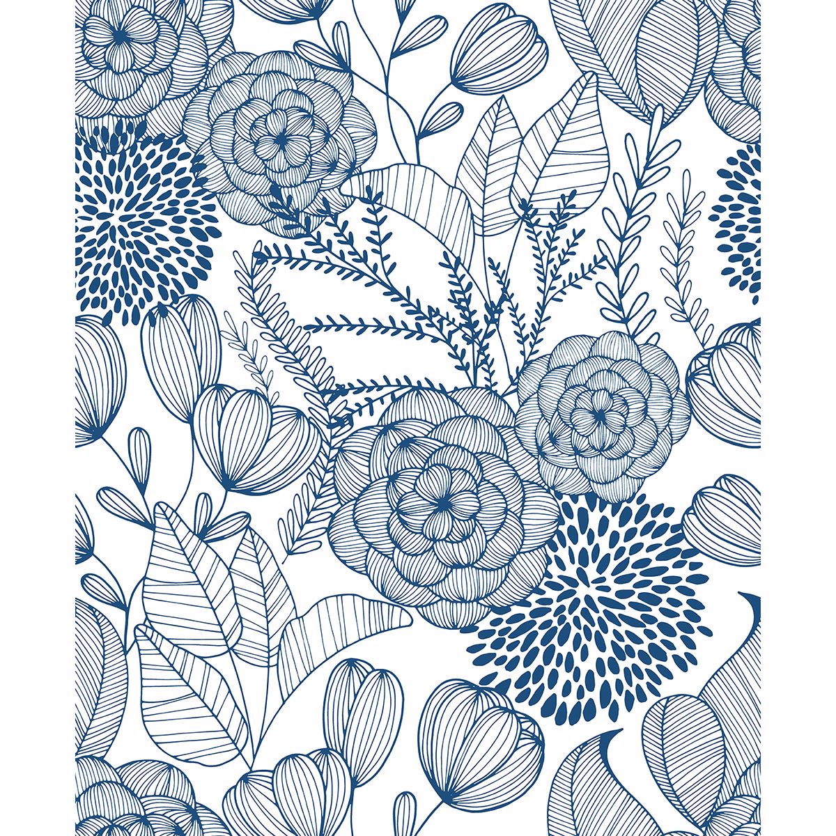 0043959 alannah navy botanical wallpaper