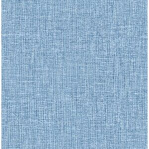 0043989 jocelyn blue faux linen wallpaper