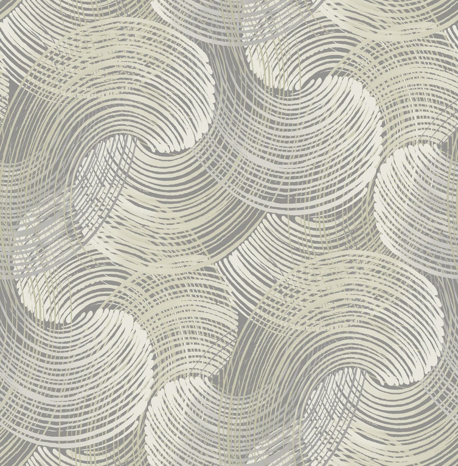 0044887 karson grey swirling geometric wallpaper