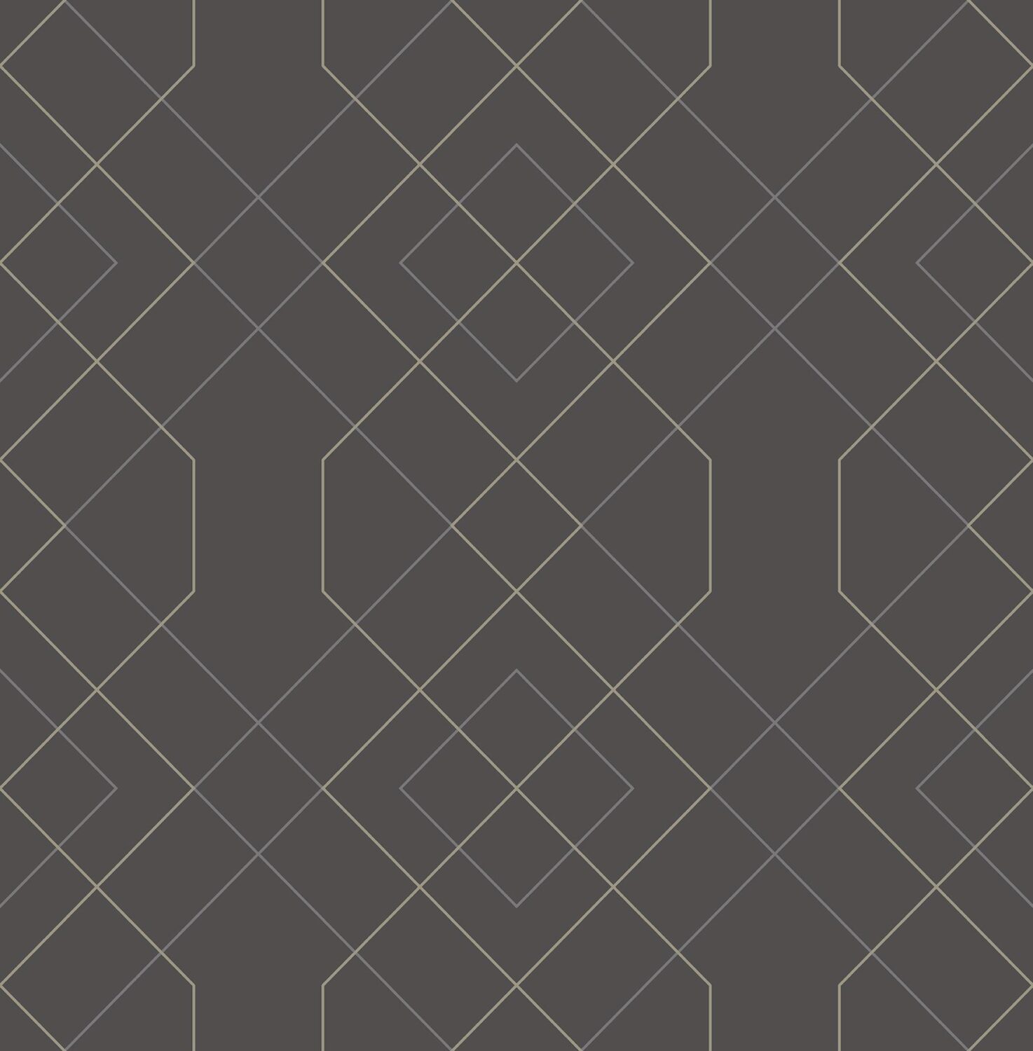 0044901 ballard grey geometric wallpaper