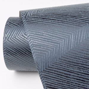 Aspen Indigo Chevron Wallpaper- Scott Living