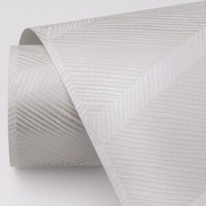 Aspen White Chevron Wallpaper- Scott Living