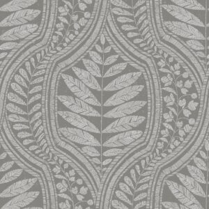 0044973 juno dark grey ogee wallpaper