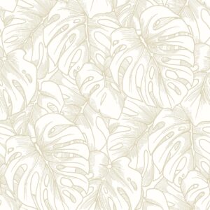0045007 balboa gold botanical wallpaper