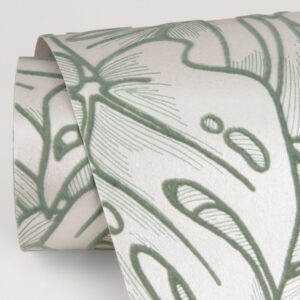 Balboa Olive Botanical Wallpaper- Scott Living