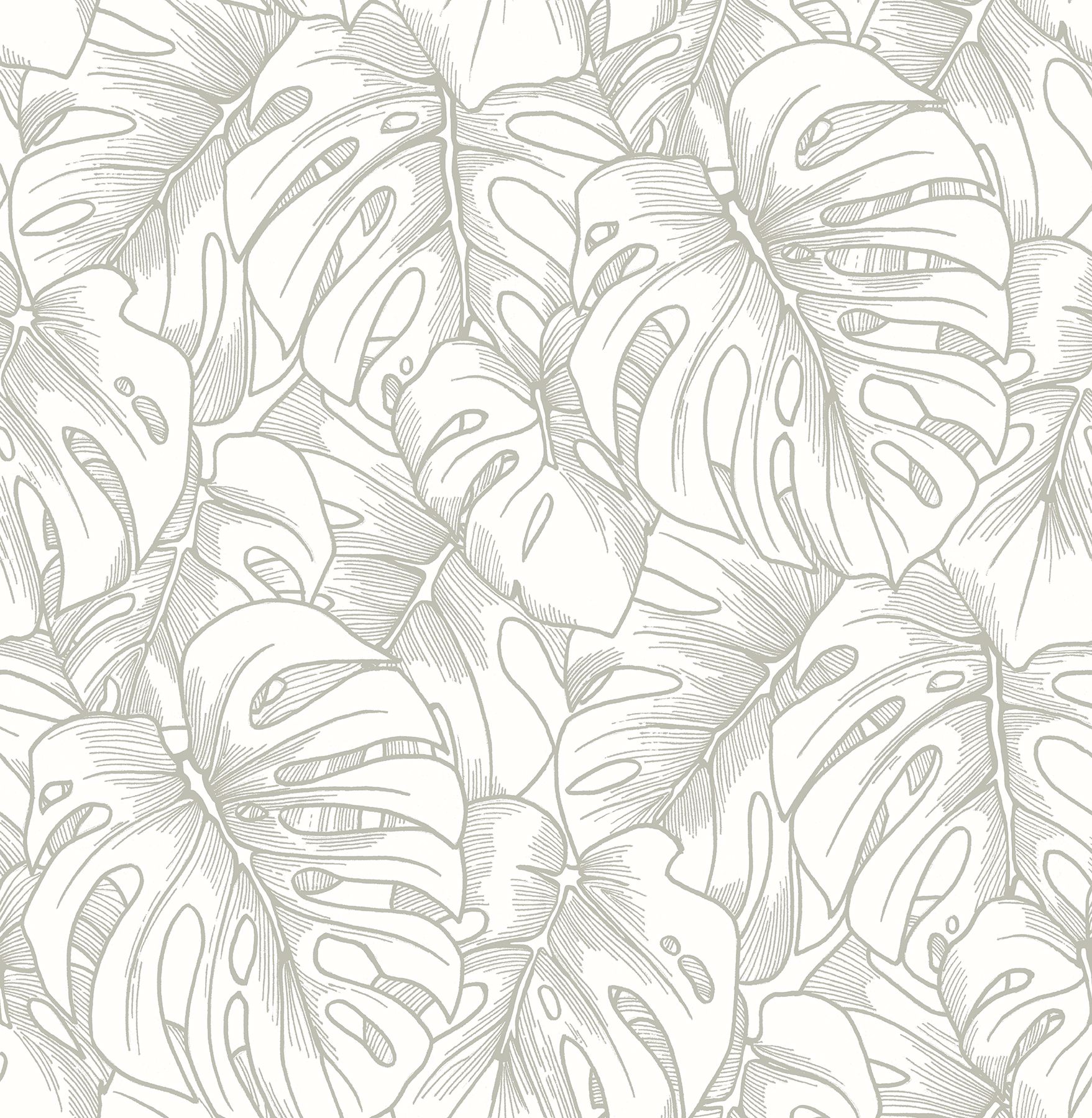 0045019 balboa silver botanical wallpaper