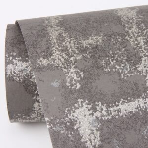 Shea Charcoal Distressed Geometric Wallpaper- Scott Living