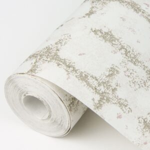 Shea Gold Distressed Geometric Wallpaper- Scott Living