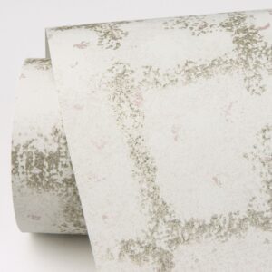 Shea Gold Distressed Geometric Wallpaper- Scott Living