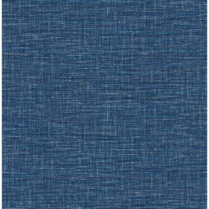 0045441 exhale dark blue woven texture wallpaper