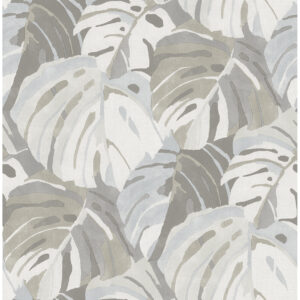 0045491 samara stone monstera leaf wallpaper