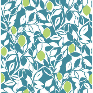 0045525 loretto teal citrus wallpaper