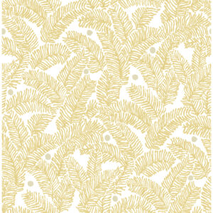 0045537 athina yellow fern wallpaper